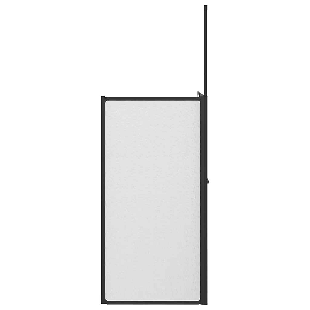 Parete Doccia 120x70x137 cm Box Doccia Pieghevole in Alluminio Parete Doccia Salvaspazio per Bagni Piccoli (Bianco)