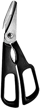 Heavy Duty Kitchen Scissors Stainless Steel Scissors Lobster Fish Shrimp Crab Seafood Scissors Shears(Red)