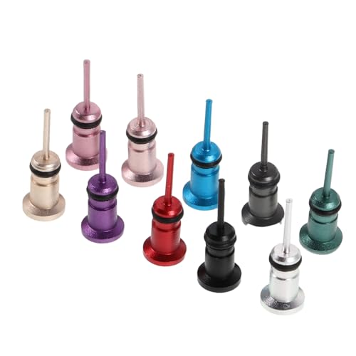 Tapones antipolvo para auriculares BESPORTBLE y 2 extractores de SIM en 10 colores