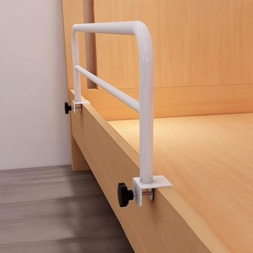 Generico Sponde per Letto per Anziani, Barriera Anti-Caduta con Maniglia di Supporto, Clip-on, Sicurezza per Donne Incinte e Disabili, Montaggio Facile,46 * 30cm