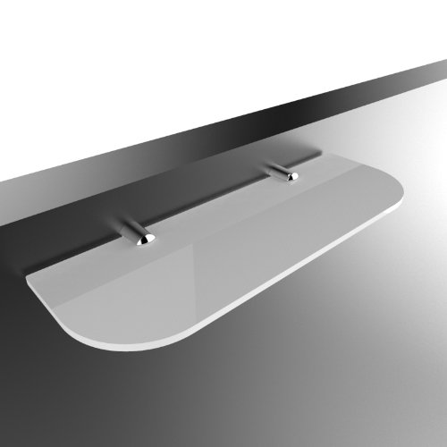 Expression Products Estante de seguridad de acrílico recto, 300 mm x 100 mm, baño, dormitorio, oficina