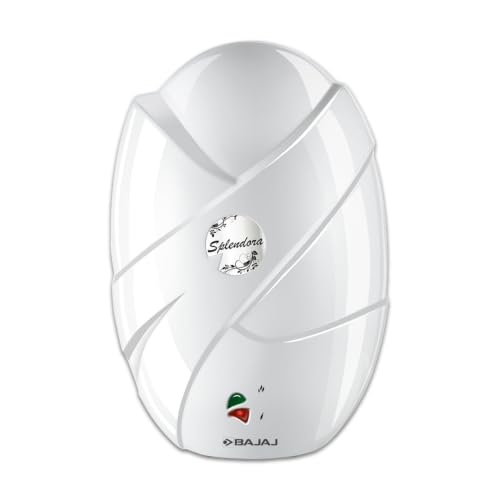Bajaj Splendora 3L 3KW Vertical Instant Water Heater for Home | Geyser for Bathroom & Kitchen | High...