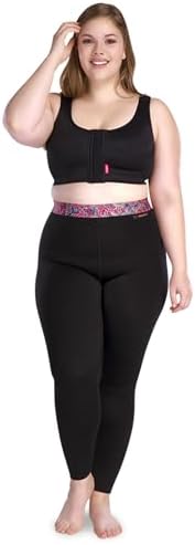LIPOELASTIC Active Leggings with Medical Compression - Anti-Cellulite (S,Black), Black, S