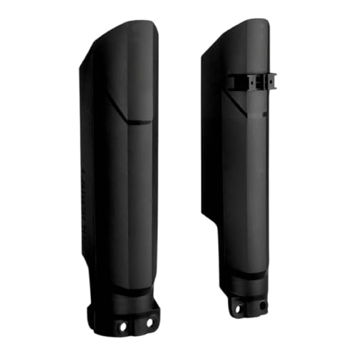 POLISPORT 8399300003 - Protector de horquilla envolvente completo fabricado en plástico resistente a los impactos con motocicletas KTM, HUSQVARNA, GAS GAS, SHERCO en color Negro