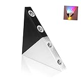 LIFKOME 5w Aplique De Pared Led De Acero Inoxidable Luz De Colores Para Pasillo y Decoración Interior