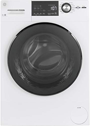 GE Front load Compact GFW148SSMWW 24" Washer with GFD14ESSNWW 24" Electric Dryer Laundry Pair, in White New Jersey 