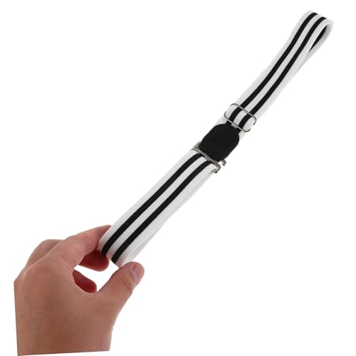 FRCOLOR 2Pcs Unisex Shirt Stays for Men and Women Non Slip Elastic Belt Holder Straps with Strong Clips Reliable Support for Office Travel and Everyday Use4