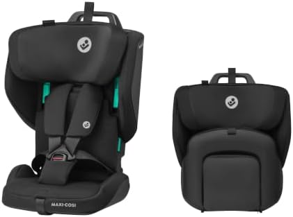 Maxi-Cosi Nomad Plus2, Klappbarer Kindersitz, 76-105 cm, Authentic Black | 15 Monate - 4 Jahre, Tragbarer Reiseautositz, Superkompakt & Leicht, Seitenaufprallschutz, Reisetasche In