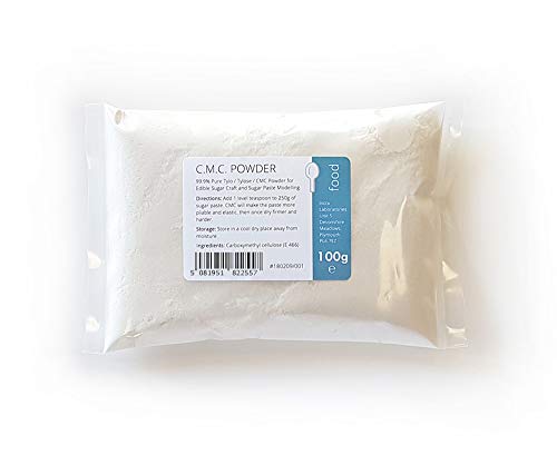 Intralabs Pure CMC Powder 100g Tylo Tylose Gum Tragacanth Sub Cake Edible Glue Sugarpaste