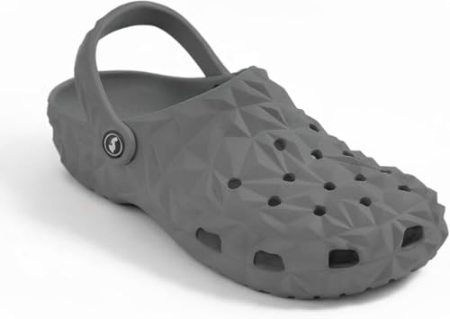 Image of Men's Everyday Use Mules Eva Clogs Slip-On Classic Flexible Casual Anti-Skid Clogs Shoes Adjustable Back Strap