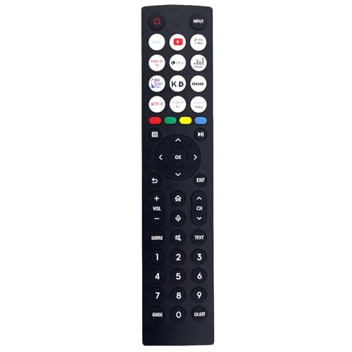 ERF2M36H Infrarot Ersatz Fernbedienung für Hisense TV 43A68K 43A68KTUK 43A69K 43A69KTUK 43A6K 43A6KTUK 43E61KT 43E61KTUK 43E61KTUK 43E62KT 43E63KT 43E63KT 3E6KT 43E6KTUK 55A63H 55A6CG 55A6CGTUK 55A6DG