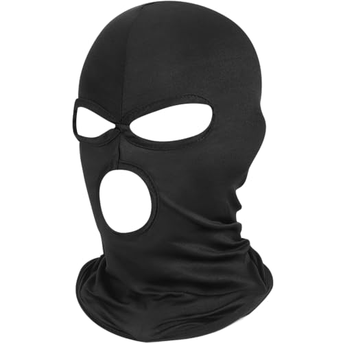 Image of Pukavt 3 Hole Balaclava Ski Mask for Men Women, Thin Full Face Mask