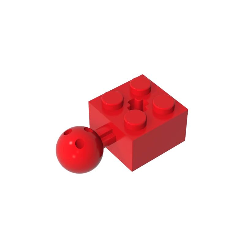 XYEIUGO 57909 Technic Brick Modified 2x2 with Ball and Axle Hole, 50 PCS — image 1