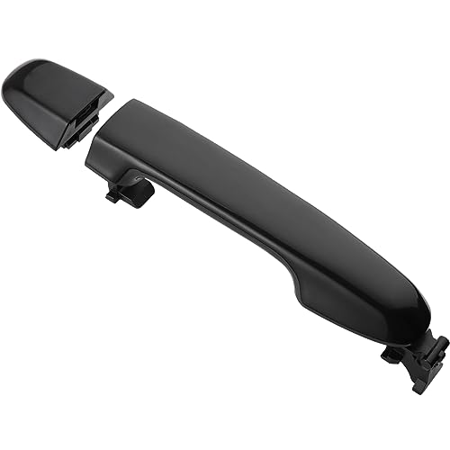 Image of Exterior Door Handle for Toyota Camry 2012 2013 2014 2015 2016 2017, for Rear Left Driver or Right Passenger Side Door, Black