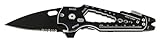 TRUE SmartKnife+ | Multitool Handle with Small, Medium and Large fFlat Driver, Magnetic ¼” Bit Driver and Holder, File, Wire Strippers, Rulers, Wrenches, Pry Bar, Pocket Clip and Bottle Opener