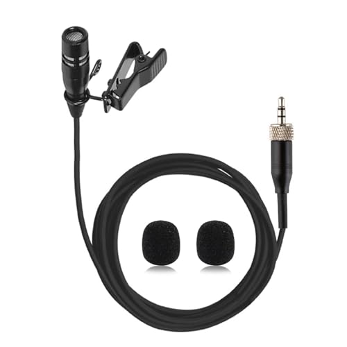 XHXJCYS Lavalier Lapel Microphone Unidirectional Condenser Super Cardioid Mic Compatible with...