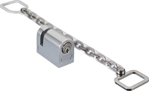 Preisvergleich Produktbild Yale Türgriffkette, Silberfarben mit Druckzylinder und zwei Schlüsseln