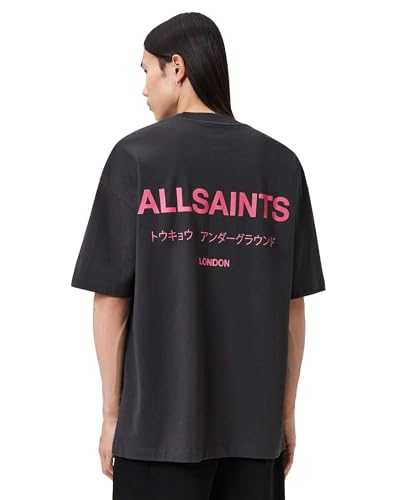 Image of AllSaints Men's Underground Oversized Short Sleeve Crew Neck Shirt