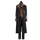 Bloodborne Gehrman Hunter Cosplay Costume Suit Full set Uniform Halloween Christmas New Year Party Costumes (Female, S)