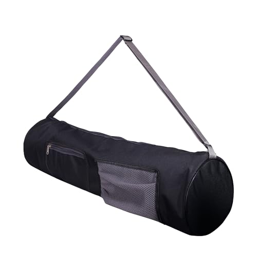 Image of Yoga Mat Cover Bag with Adjustable Shoulder Strap Waterproof Yoga Mats Carry Bags fit for 4mm to 8 mm Yoga Mat for Women and Men Zipper Mats Bag's for Meditation Mat (Grey)