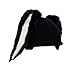 Aosekaa Snow Ski Helmet Cover Knitted Cap Elastic Skiing Helmet Covers Personalized Winter Sports Ski Helmet Decoration, Black Bunny