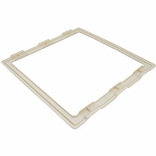 pro-Styling Adapterrahmen für Fiat Ducato, Peugeot Boxer, Citroen Jumper Dachluke Dachfenster Dachhaube 40 x 40 cm, Weiß, Kunststoff, für Van, Top Qualität Made in Germany