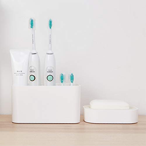 Tandenborstelhouder Wandmontage voor Badkamer, 11 Sleuven Multifunctionele Tandenborstel Opslag inclusief Elektrische… - Image 8