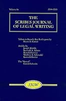 Scribes Journal of Legal Writing B01A5601CU Book Cover