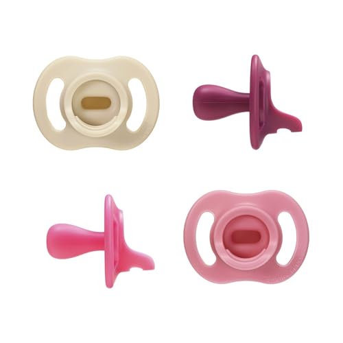 Image of Tommee Tippee Ultra-Light StayPut Pacifier, One-Piece Silicone Design, 6-18m, 4 Pack