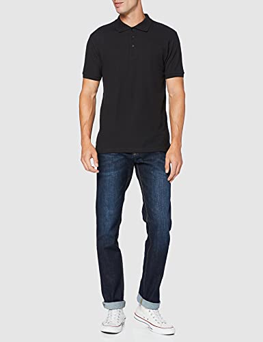 Fruit of the Loom Ss035m, Polo Uomo, Black, Medium...