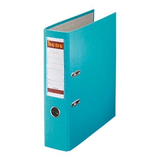 Bene 291400Tü - Raccoglitore Standard A4, 80 Mm, Colore: Turchese