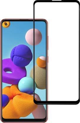 Image of ZARALA Tempered Glass Screen Protector Compatible for (Black) with Edge to Edge Coverage and Easy Installation kit (tecno spark 5 /5 pro)