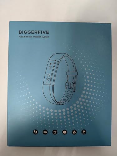 Image of BIGGERFIVE Fitness Tracker Watch for Kids Girls Boys Teens, Activity Tracker, Pedometer, Calorie Counter, Sleep Monitor, Vibrating Alarm Clock,IP67 Waterproof Step Counter Watch, Great Kids Gift
