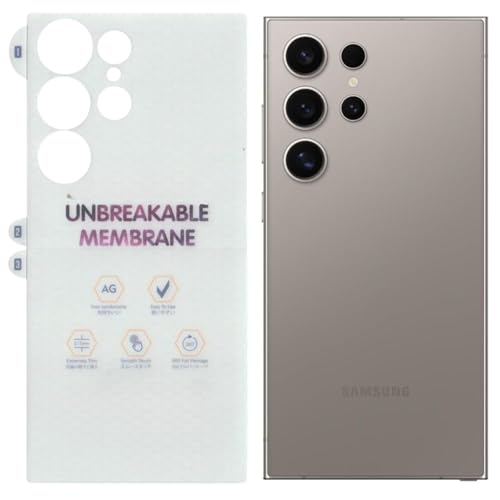 Image of TechTrendz Unbreakable Hydrogel Membrane TPU Back Matte Screen Guard Protector Compatible with Samsung Galaxy S24 Ultra 5G (It is not Tempered Glass)