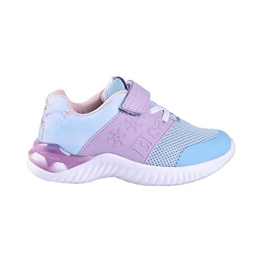 CERDÁ LIFE'S LITTLE MOMENTS Zapatillas Infantiles, Deportivas Niña con Luces de Frozen II-Licencia Oficial Disney| Talla 30, Azul, EU