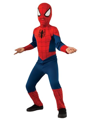 Spider-Man Classic Costume for Kids - Marvel Spider-Man - Medium (6-8 Yrs)