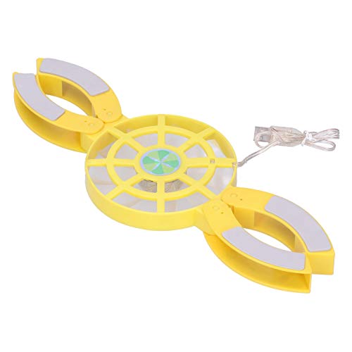 PC Cooler Cooling Pad, Folding Laptop Cooling Pad, Luminous USB Portable Cooler Fan for Students & Business Man (Yellow) miniatura 1