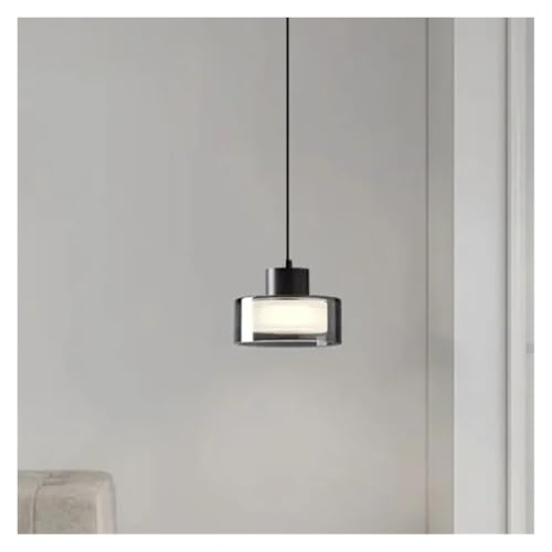 Lampe suspendue LED en verre anti-éblouissement pour îlot cuisine