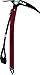 Climbing Technology Alpin Tour Piccozza da Ghiacciaio, Rosso, 60 cm