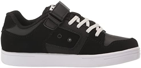DC Boy's Unisex-Child Manteca 4 V Youth Skate Shoe, Black/Black/White, 6 Big Kid | Image 5