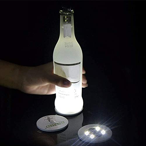 LED-coaster-5-Pcs-LED-Car-Coasters-Light-Up-Coaster-led-coasters-for-drinks-car-LED-Bottle-LightsBottle-GlorifierLED-Sticker-Coaster-Discs-Light-Up-for-DrinksFlash-Light-Up-Cup-White