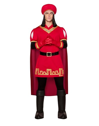 Spirit Halloween Shrek Adult Lord Farquaad Costume | Officially Licensed | Comes Complete with Accessories- SM