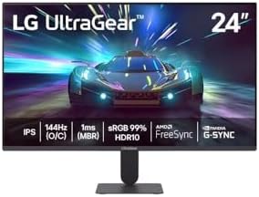LG UltraGear Monitor Gamer 24" IPS 144Hz (O/C) 1ms (MBR) Full HD ...