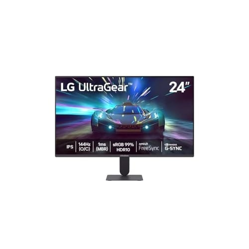 LG UltraGear Monitor Gamer 24" IPS 144Hz (O/C) 1ms (MBR) Full HD (1920x1080) HDR10 NVID...