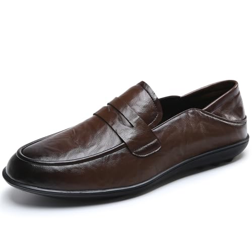 Men's Fashion - Forward Leather Loafers, Stylish Casual Shoes - Suitable for Urban Strolls, Creative Workplaces & Daily Commutes