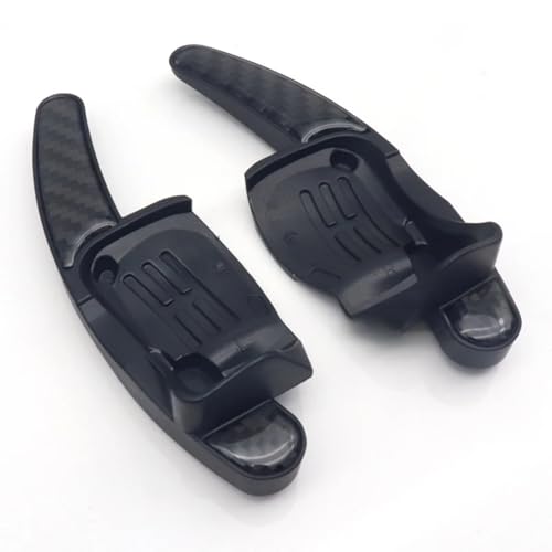 Compatible With VW For Golf 6 R For GTI 対応 アルミ合金製 ステアリングホイール シフトパドルエクステンション 1ペア 内装アクセサリー(Red Black)