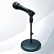 keepdrum MS032 Mikrofonständer Tischstativ, Black