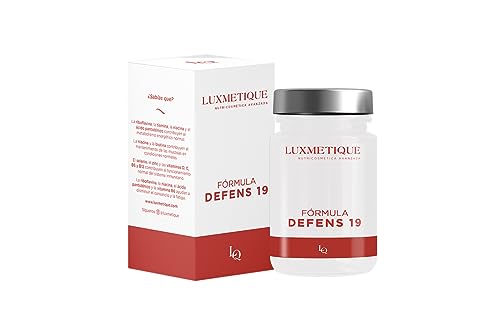 Luxmetique Fórmula Defens19- complemento alimenticio a base de 19 activos específicos para reforzar y estimular el sistema inmune. 54G - 60cápsulas