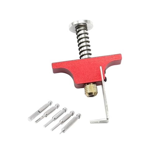 Propeller Puller Aluminum Alloy Removal Tool Props Remover with Replacement Ejector Pins for RC FPV Drone BetaFPV Air65 75 (Red)