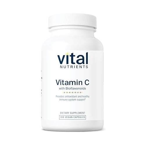 Vital Nutrients Vitamin C with Bioflavonoids - Vegan Supplement for